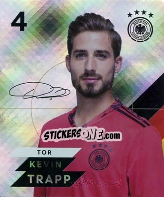 Sticker Kevin Trapp - DFB-Sammelalbum 2020 n. G4 - Rewe