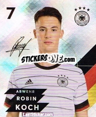 Sticker Robin Koch - DFB-Sammelalbum 2020 n. G7 - Rewe