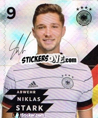 Sticker Niklas Stark - DFB-Sammelalbum 2020 n. G9 - Rewe