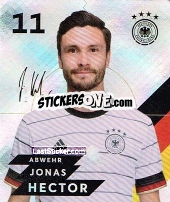 Sticker Jonas Hector - DFB-Sammelalbum 2020 - Rewe