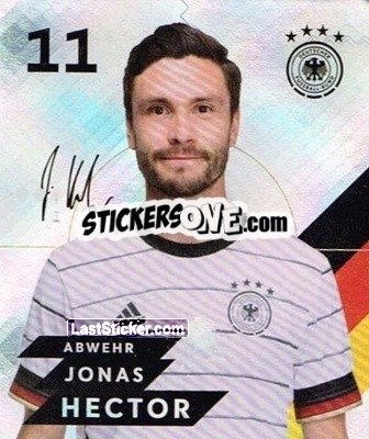 Sticker Jonas Hector - DFB-Sammelalbum 2020 n. G11 - Rewe