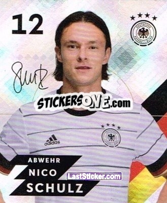 Sticker Nico Schulz - DFB-Sammelalbum 2020 n. G12 - Rewe