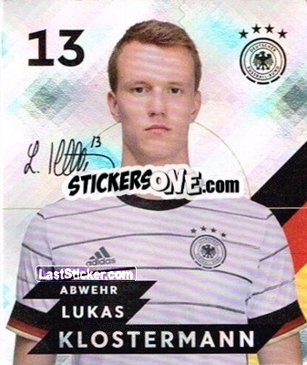 Sticker Lukas Klostermann - DFB-Sammelalbum 2020 n. G13 - Rewe