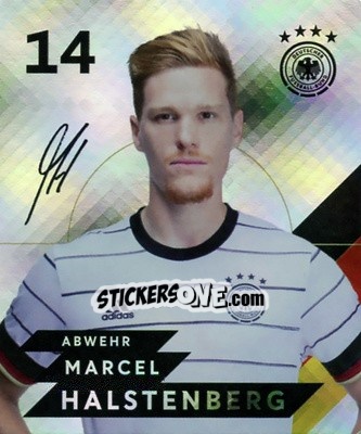 Sticker Marcel Halstenberg - DFB-Sammelalbum 2020 n. G14 - Rewe