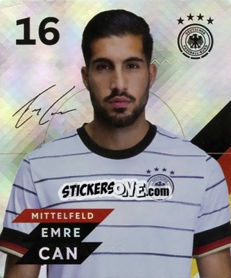 Sticker Emre Can - DFB-Sammelalbum 2020 n. G16 - Rewe