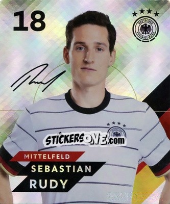 Sticker Sebastian Rudy - DFB-Sammelalbum 2020 n. G18 - Rewe