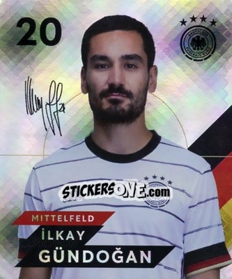 Sticker Ilkay Gündogan - DFB-Sammelalbum 2020 n. G20 - Rewe