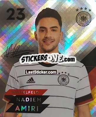 Sticker Nadiem Amiri - DFB-Sammelalbum 2020 n. G23 - Rewe
