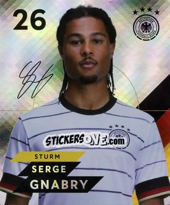 Sticker Serge Gnabry - DFB-Sammelalbum 2020 n. G26 - Rewe