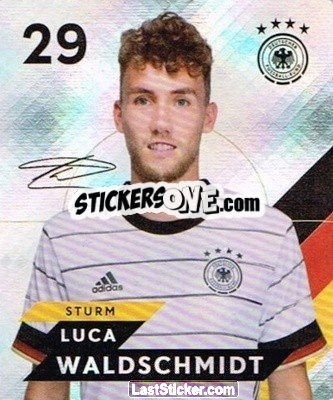 Sticker Luca Waldschmid - DFB-Sammelalbum 2020 - Rewe