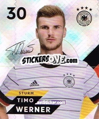 Sticker Timo Werner - DFB-Sammelalbum 2020 n. G30 - Rewe