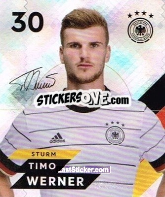 Sticker Timo Werner - DFB-Sammelalbum 2020 - Rewe