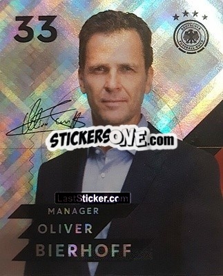 Sticker Oliver Bierhoff - DFB-Sammelalbum 2020 - Rewe