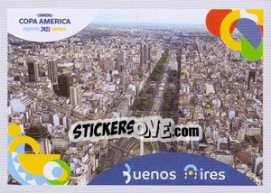 Sticker Buenos Aires - CONMEBOL Copa América 2021 Preview - Panini