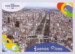 Sticker Buenos Aires - CONMEBOL Copa América 2021 Preview n. 4 - Panini