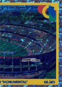 Sticker Estadio Antonio Vespucio Liberti Monumental - CONMEBOL Copa América 2021 Preview n. 6 - Panini