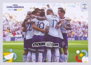 Sticker Celebration - CONMEBOL Copa América 2021 Preview - Panini