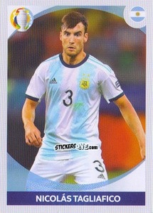 Sticker Nicolás Tagliafico (in action) - CONMEBOL Copa América 2021 Preview n. 26 - Panini