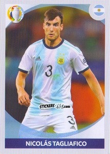 Figurina Nicolás Tagliafico (in action) - CONMEBOL Copa América 2021 Preview - Panini