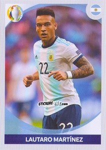 Cromo Lautaro Martínez (in action) - CONMEBOL Copa América 2021 Preview - Panini