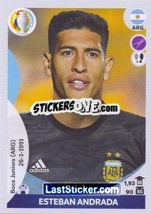 Sticker Esteban Andrada - CONMEBOL Copa América 2021 Preview - Panini
