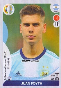 Cromo Juan Foyth - CONMEBOL Copa América 2021 Preview n. 34 - Panini