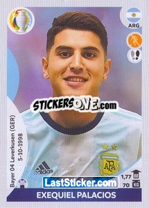 Sticker Exequiel Palacios - CONMEBOL Copa América 2021 Preview - Panini