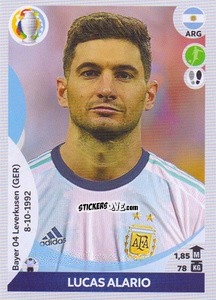 Sticker Lucas Alario - CONMEBOL Copa América 2021 Preview n. 46 - Panini