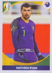 Sticker Mathew Ryan (in action) - CONMEBOL Copa América 2021 Preview n. 56 - Panini