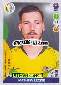 Sticker Mathew Leckie (top scorer) - CONMEBOL Copa América 2021 Preview - Panini