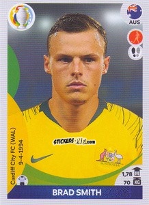 Sticker Brad Smith - CONMEBOL Copa América 2021 Preview n. 63 - Panini