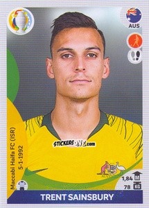 Figurina Trent Sainsbury - CONMEBOL Copa América 2021 Preview - Panini