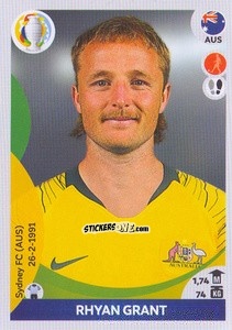 Sticker Rhyan Grant - CONMEBOL Copa América 2021 Preview n. 66 - Panini