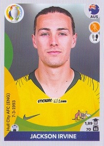 Sticker Jackson Irvine - CONMEBOL Copa América 2021 Preview n. 68 - Panini