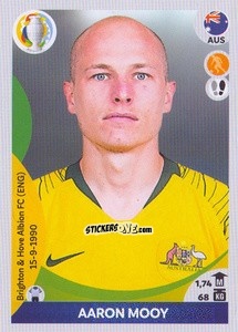 Sticker Aaron Mooy - CONMEBOL Copa América 2021 Preview n. 69 - Panini