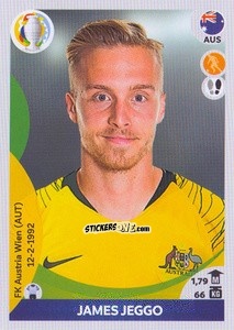 Sticker James Jeggo - CONMEBOL Copa América 2021 Preview n. 70 - Panini
