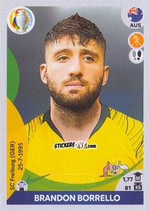 Sticker Brandon Borrello - CONMEBOL Copa América 2021 Preview n. 74 - Panini