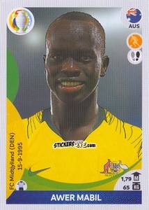 Sticker Awer Mabil - CONMEBOL Copa América 2021 Preview - Panini