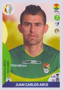 Sticker Juan Carlos Arce (captain) - CONMEBOL Copa América 2021 Preview n. 83 - Panini