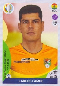 Sticker Carlos Lampe - CONMEBOL Copa América 2021 Preview n. 92 - Panini