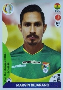 Sticker Marvin Bejarano - CONMEBOL Copa América 2021 Preview n. 95 - Panini