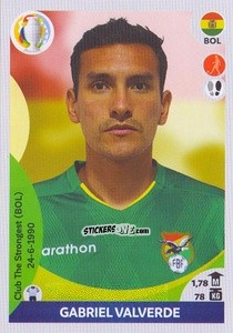 Sticker Gabriel Valverde - CONMEBOL Copa América 2021 Preview n. 96 - Panini