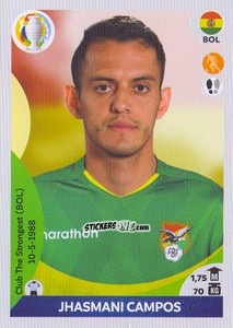 Sticker Jhasmani Campos - CONMEBOL Copa América 2021 Preview n. 98 - Panini