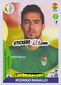 Sticker Rodrigo Ramallo - CONMEBOL Copa América 2021 Preview - Panini