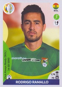Sticker Rodrigo Ramallo - CONMEBOL Copa América 2021 Preview n. 106 - Panini
