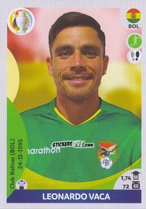 Sticker Leonardo Vaca - CONMEBOL Copa América 2021 Preview - Panini