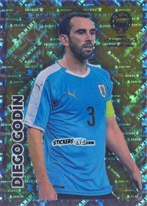 Sticker Diego Godín (in action) - CONMEBOL Copa América 2021 Preview n. 114 - Panini