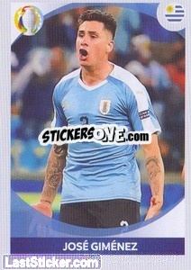 Sticker José Giménez (in action) - CONMEBOL Copa América 2021 Preview - Panini