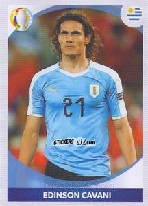 Sticker Edinson Cavani (in action) - CONMEBOL Copa América 2021 Preview n. 120 - Panini