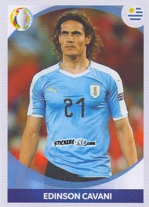 Figurina Edinson Cavani (in action) - CONMEBOL Copa América 2021 Preview - Panini